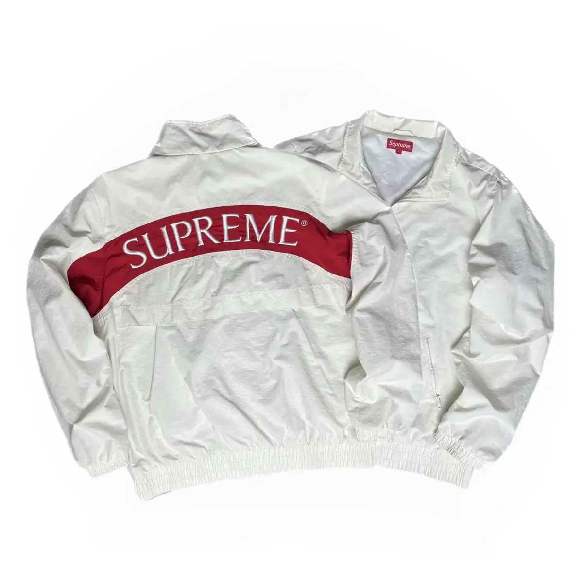 Supreme arc 2025 track jacket white